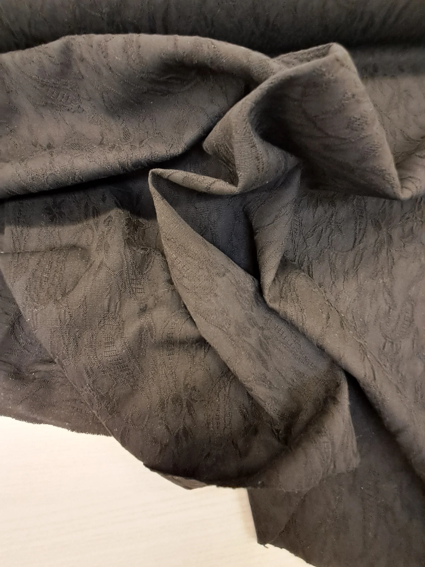 Fabric Serafina Jacquard Black