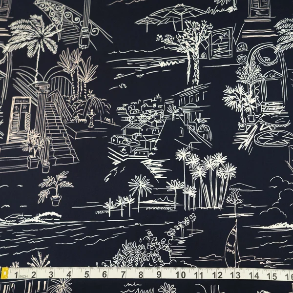 Fabric Vacanza Cotton Print