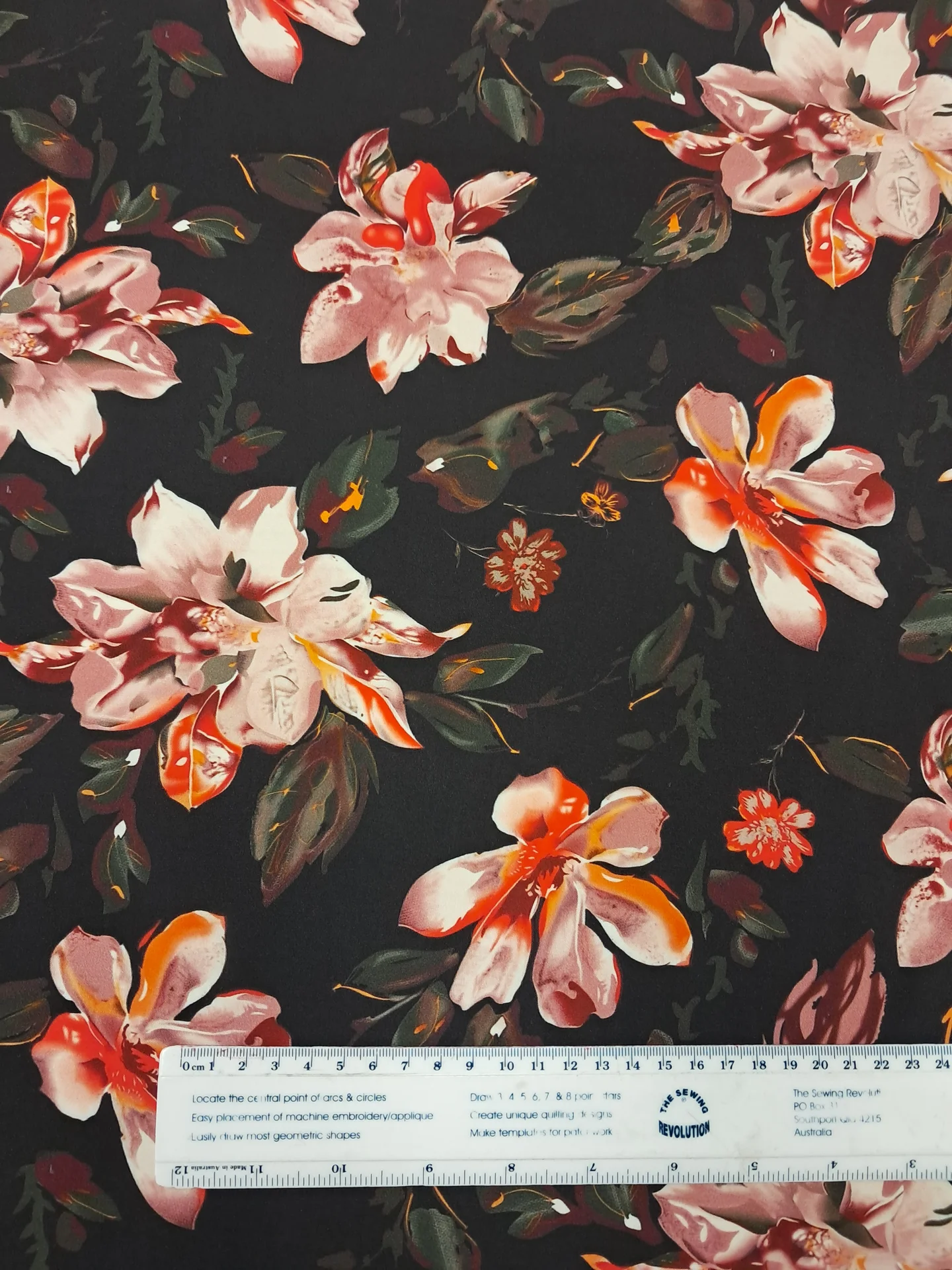 Fabric W 2593 Rayon Print Colour 3