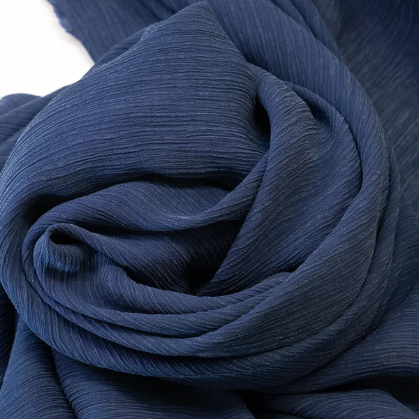 Fabric Waterfall Cupro Navy