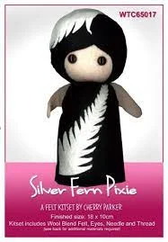 Felt Kit Set Silver Fern Pixie