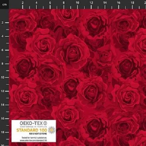 Flowers Packed Roses Red