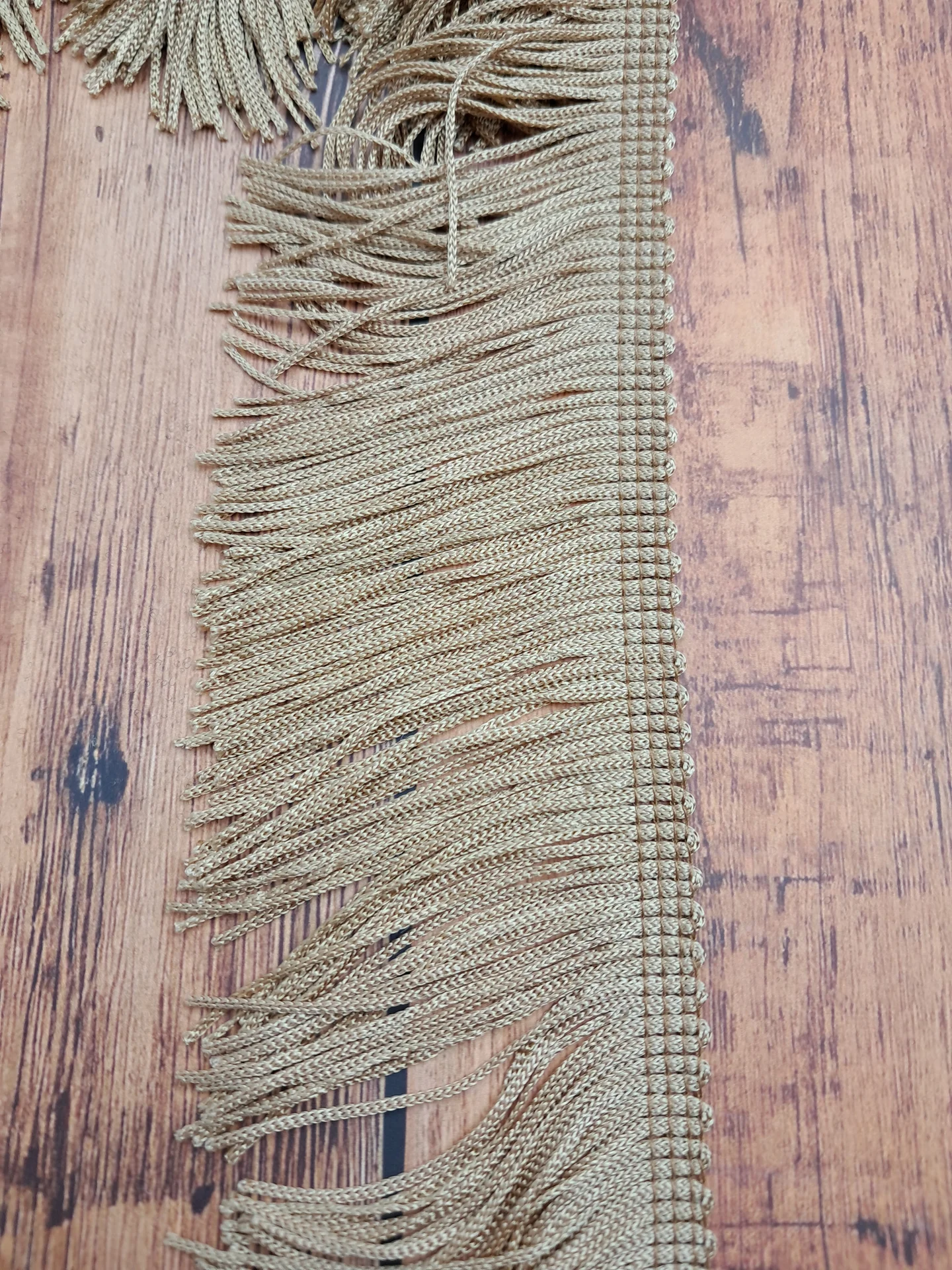 Fringe Cut 75 mm Plain Tassel Autumn Gold