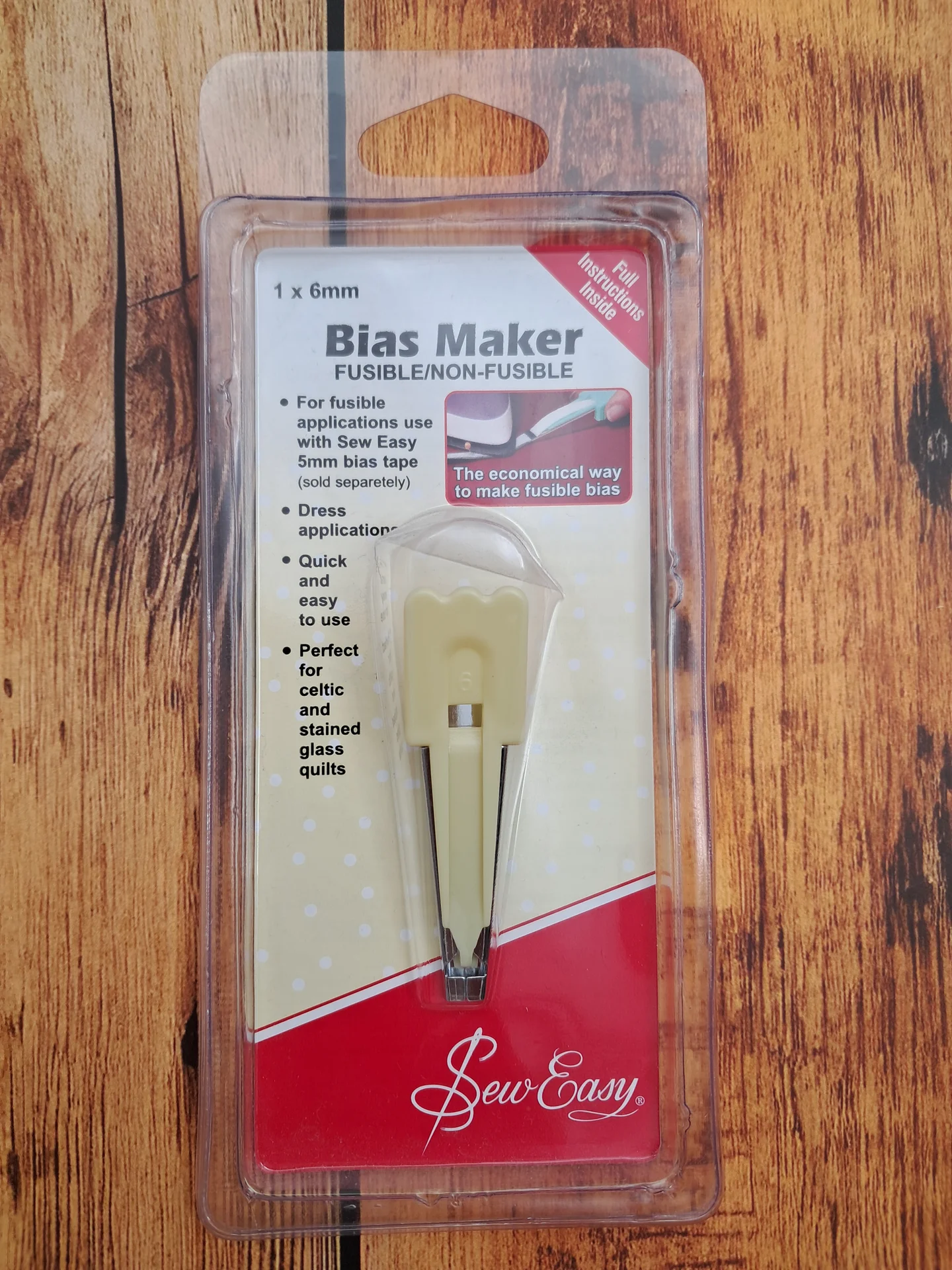 Fusible Bias Maker 6mm