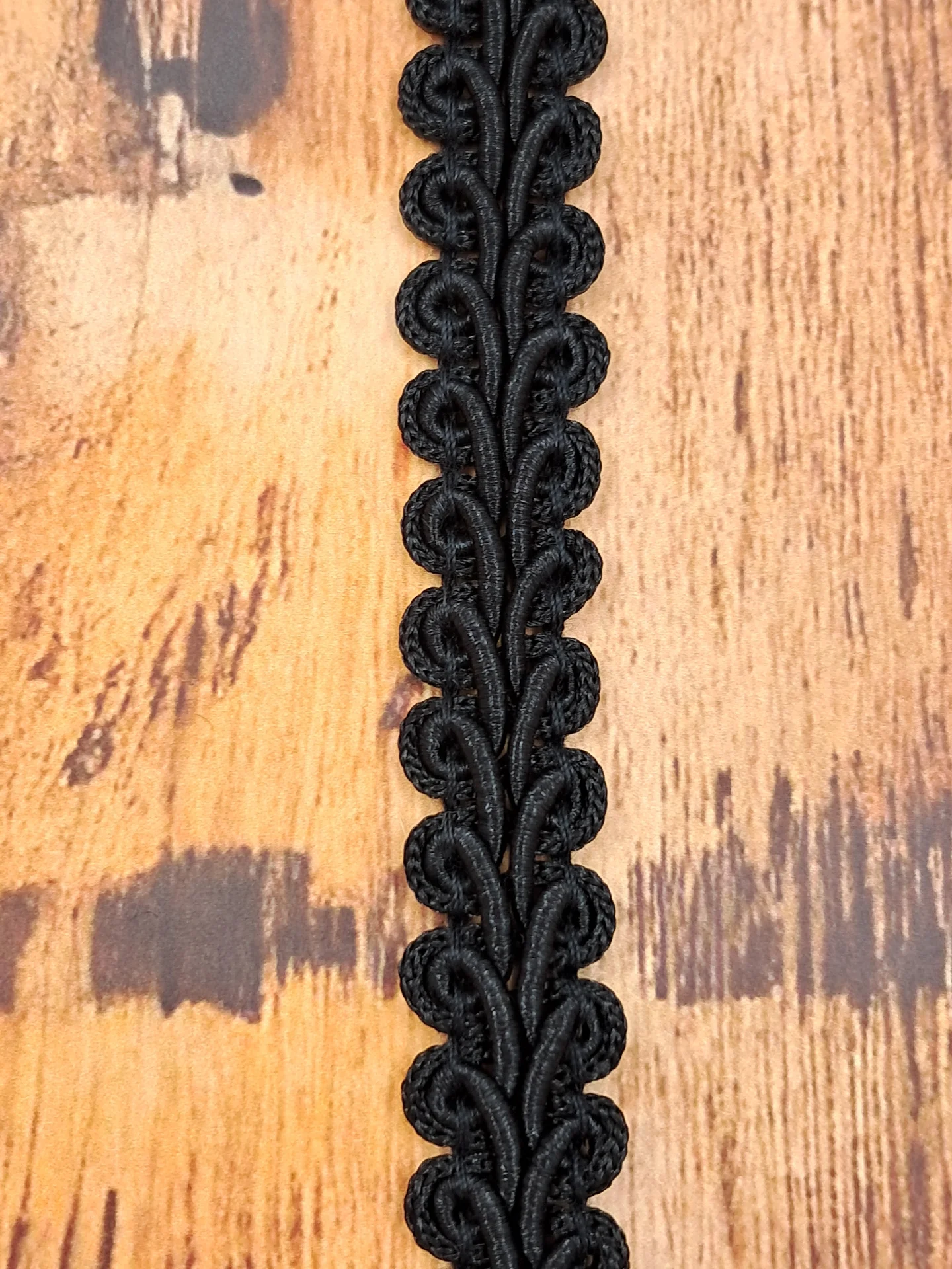 Gimp Braid 12mm Black