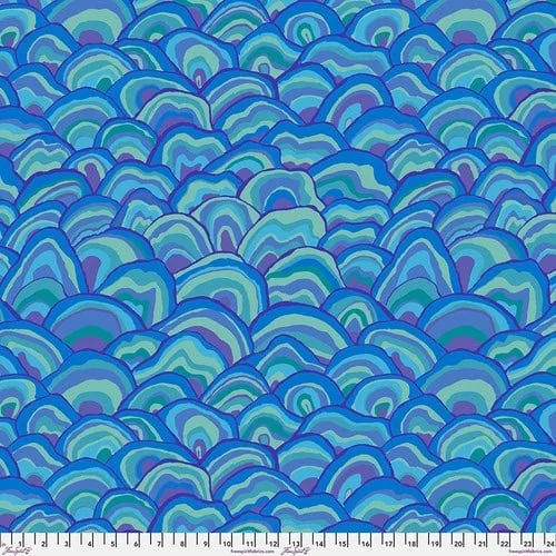 Kaffe Fassett Wobble Blue BM 092