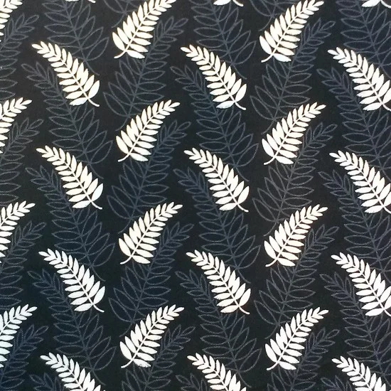 Kiwiana 87460 2 Ferntastic Black White
