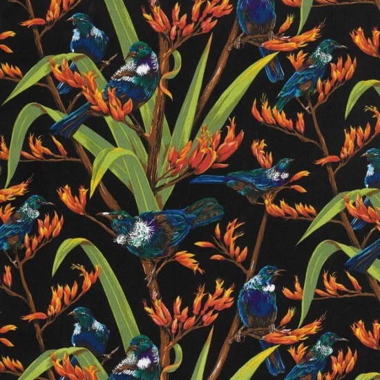 Kiwiana 87690 2 Flax Friends Black