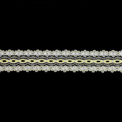 Lace Eyelet 60253 30mm Lemon