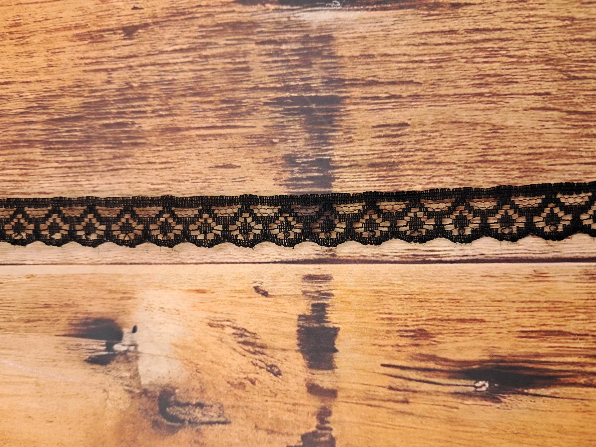 Lace Nylon 12mm Black NL 642BL