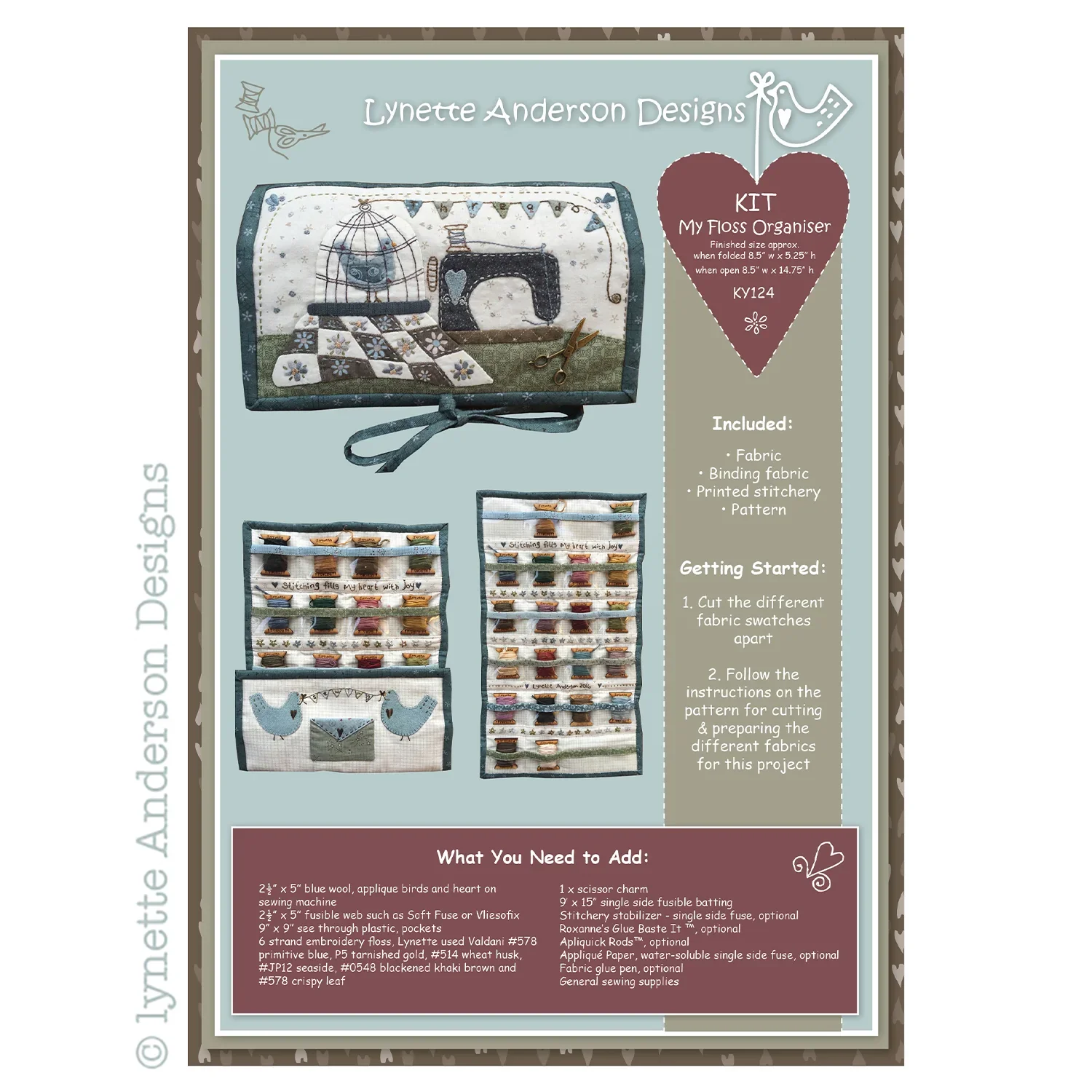 Lynette Anderson Kit My Floss Organiser