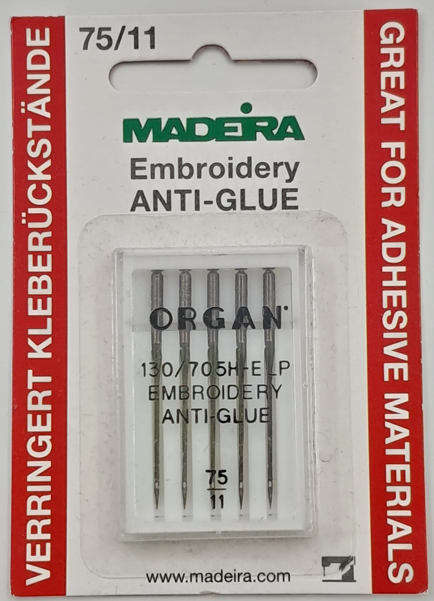 Machine Needles Anti Glue 75/11