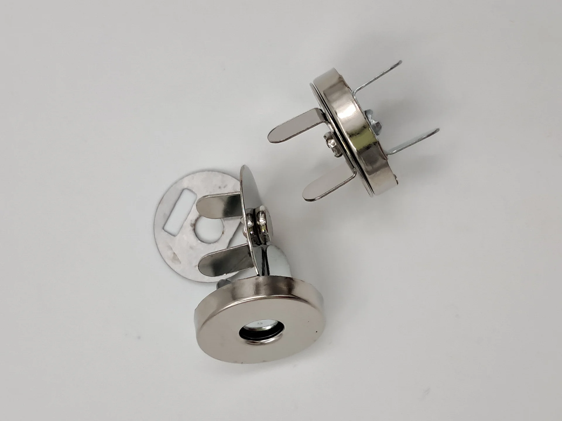 Magnetic Stud 18mm Silver Set
