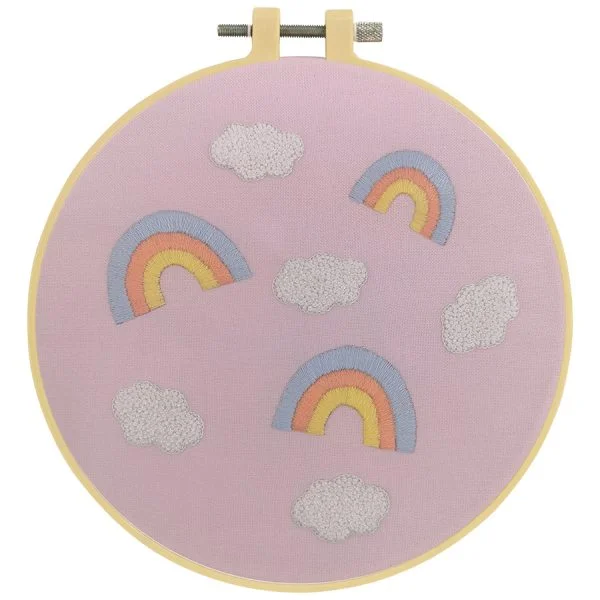 Make It Embroidery Kit Clouds and Rainbows