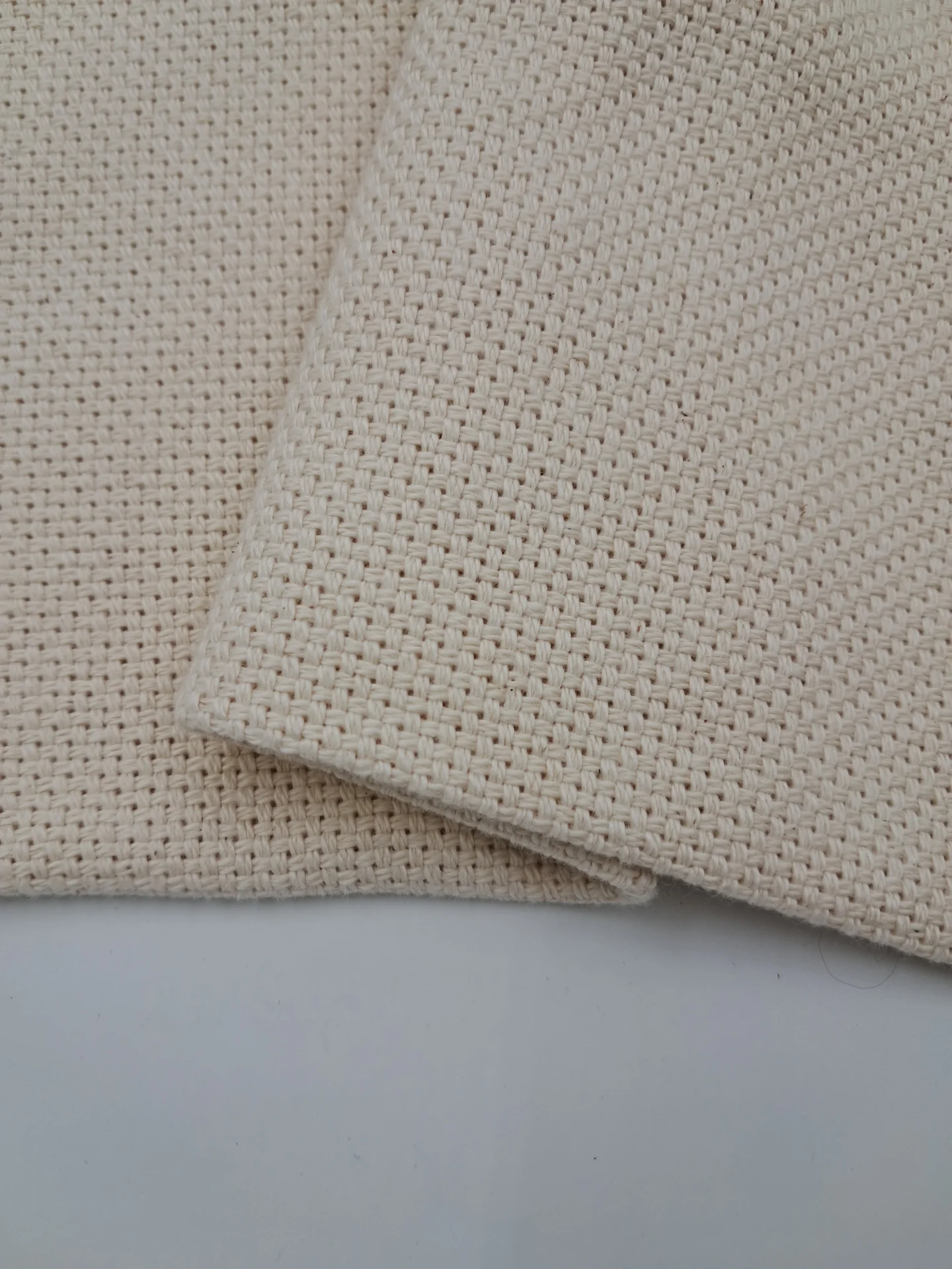 Monks Cloth Fine 13 Count 53 Ivory
