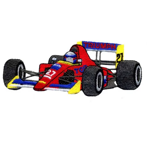 Motif Iron On 31378 Racing Car