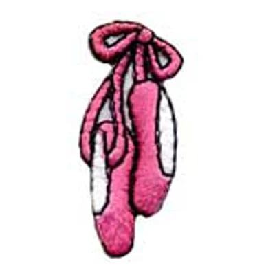 Motif Iron On Ballet Shoe