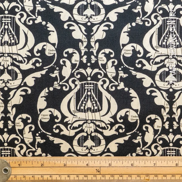 Music J Wecker Frisch Handmaid Damask Blk