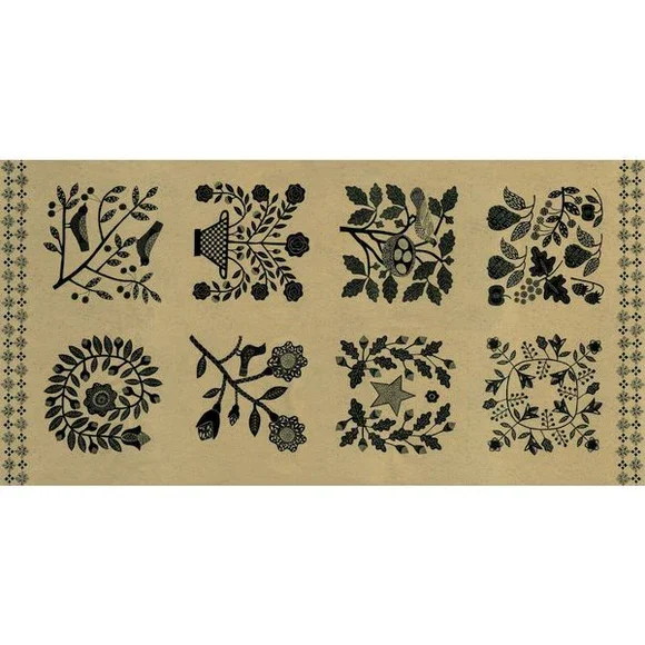 Patchwork Panel Bountiful Good Earth Wheat