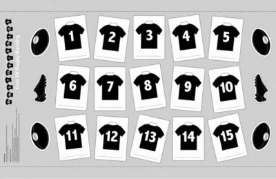 Patchwork Panel First XV Ruby Bunting