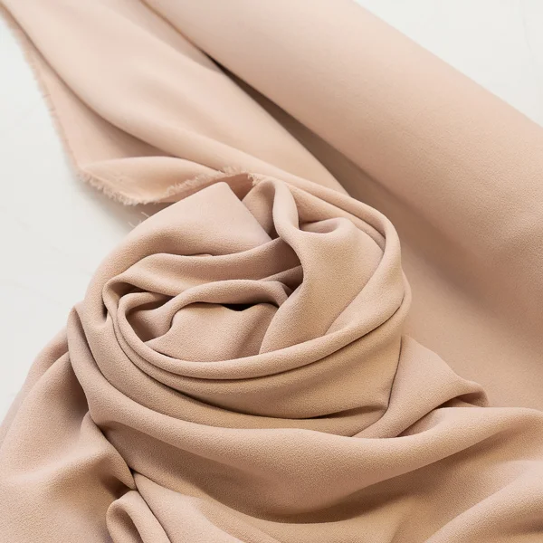 Poly Crepe Dusky Pink