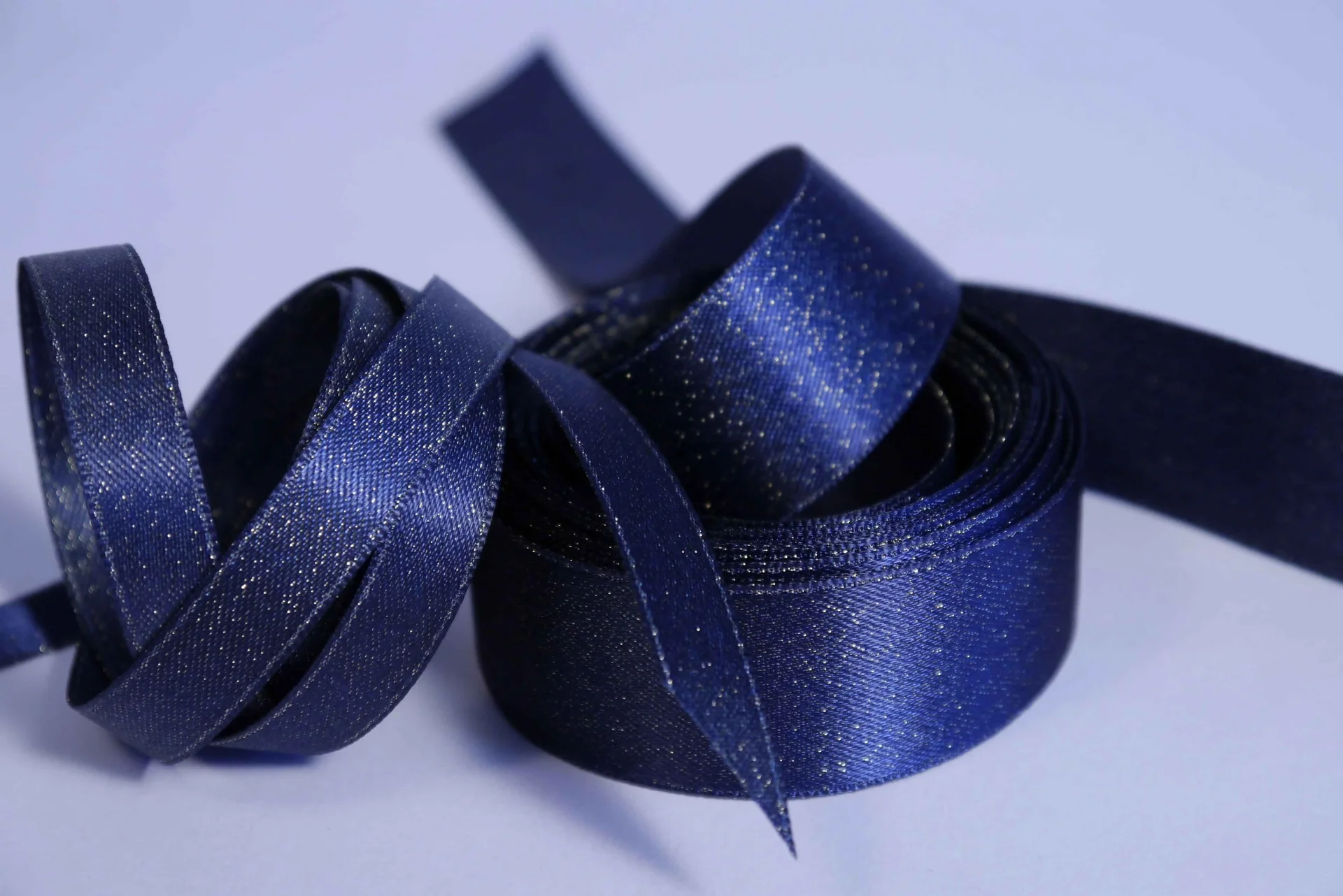 Purl Satin Navy/gold 22mm