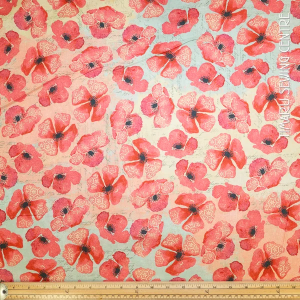 Quilt Backing 43510 Poppy