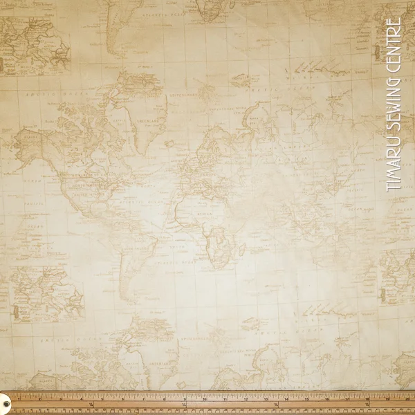 Quilt Backing Michael Miller Sea Navigation