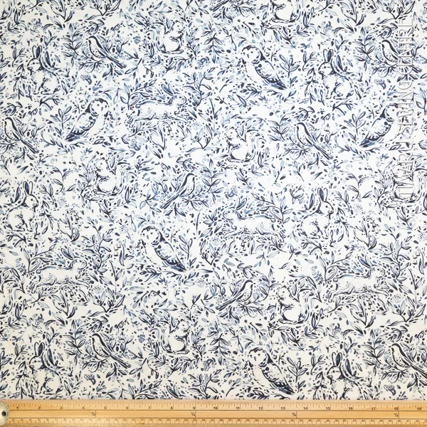 Quilt Backing P&B Forest Fauna 5569