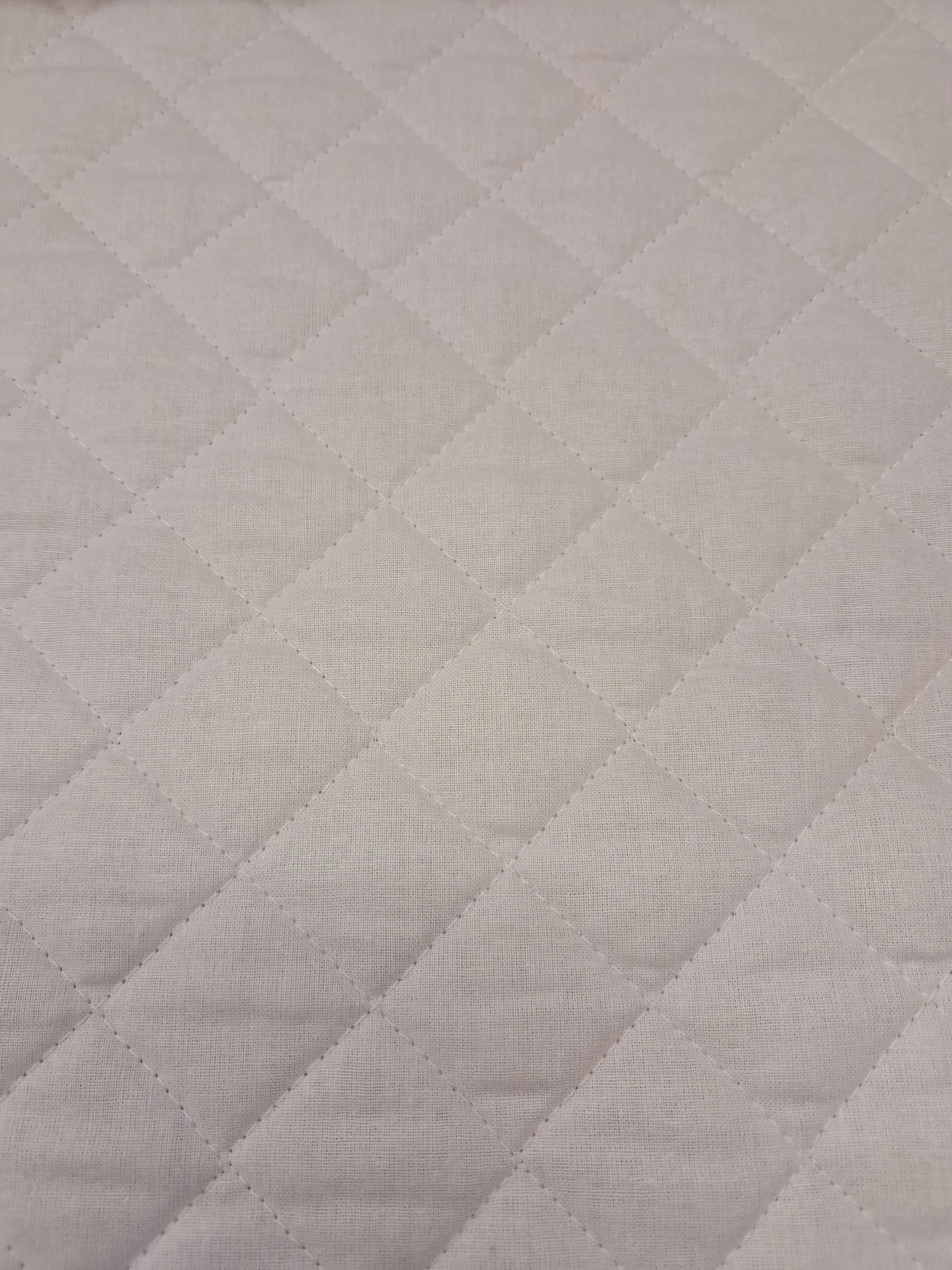 Quilted Calico White