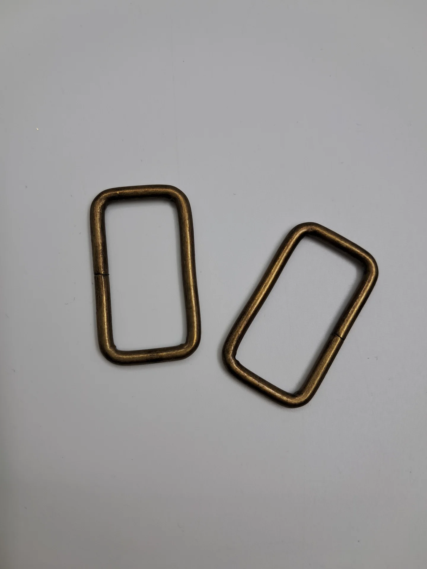 Rectangle Antique Brass 32mm
