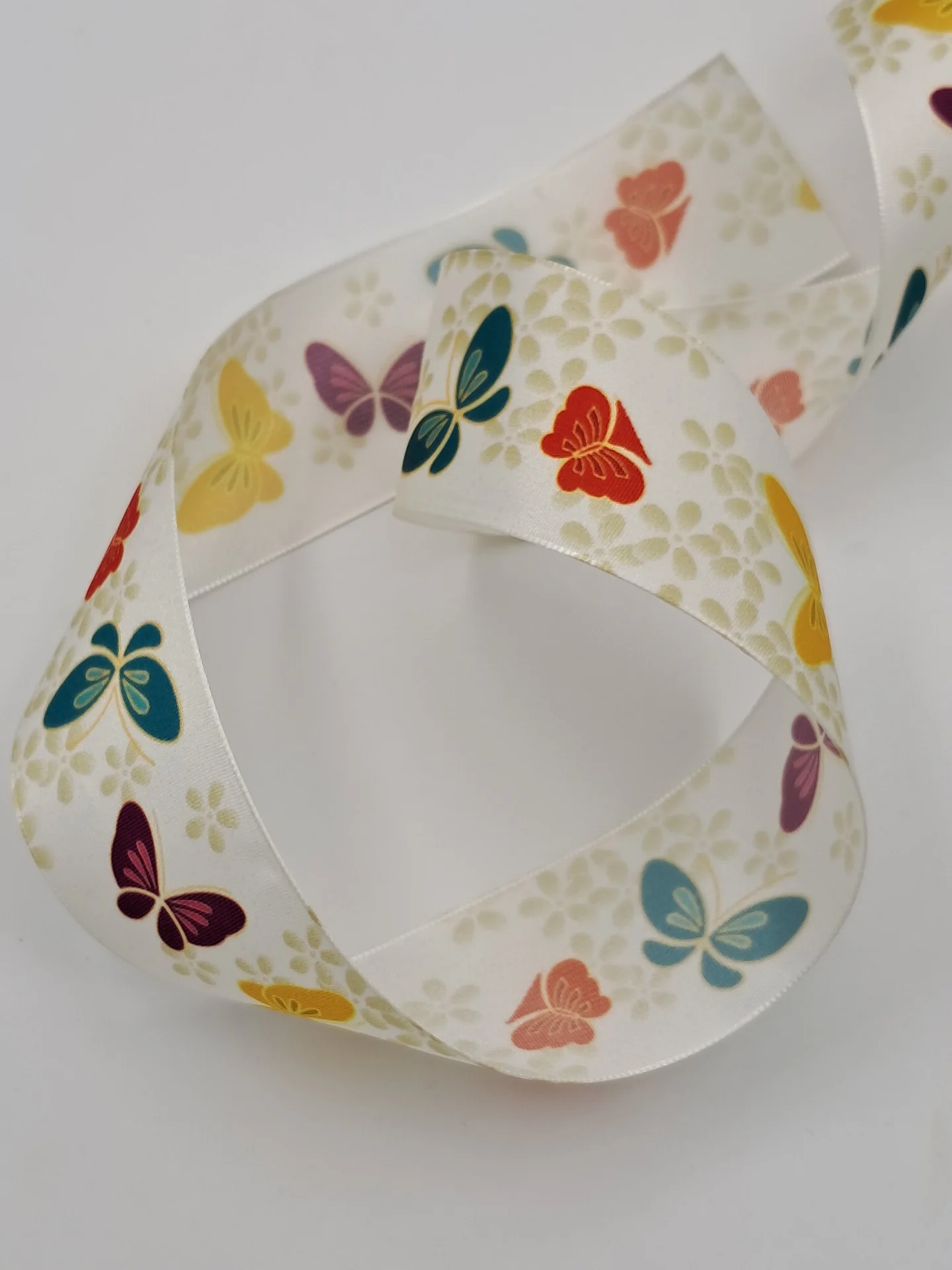 Ribbon 28475 40mm Multi Butterfly