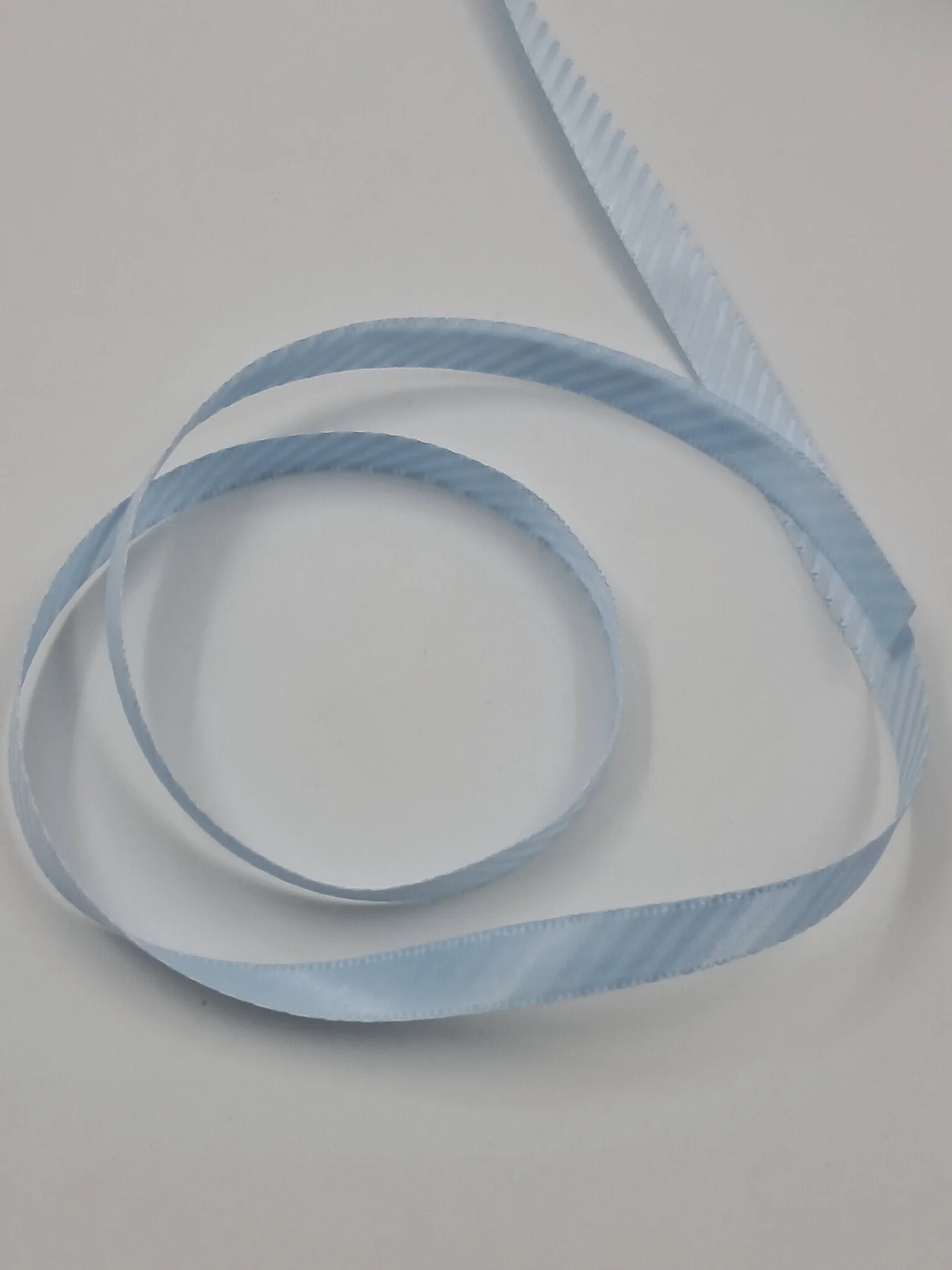 Ribbon Ancona Candy Stripe Blue 9mm