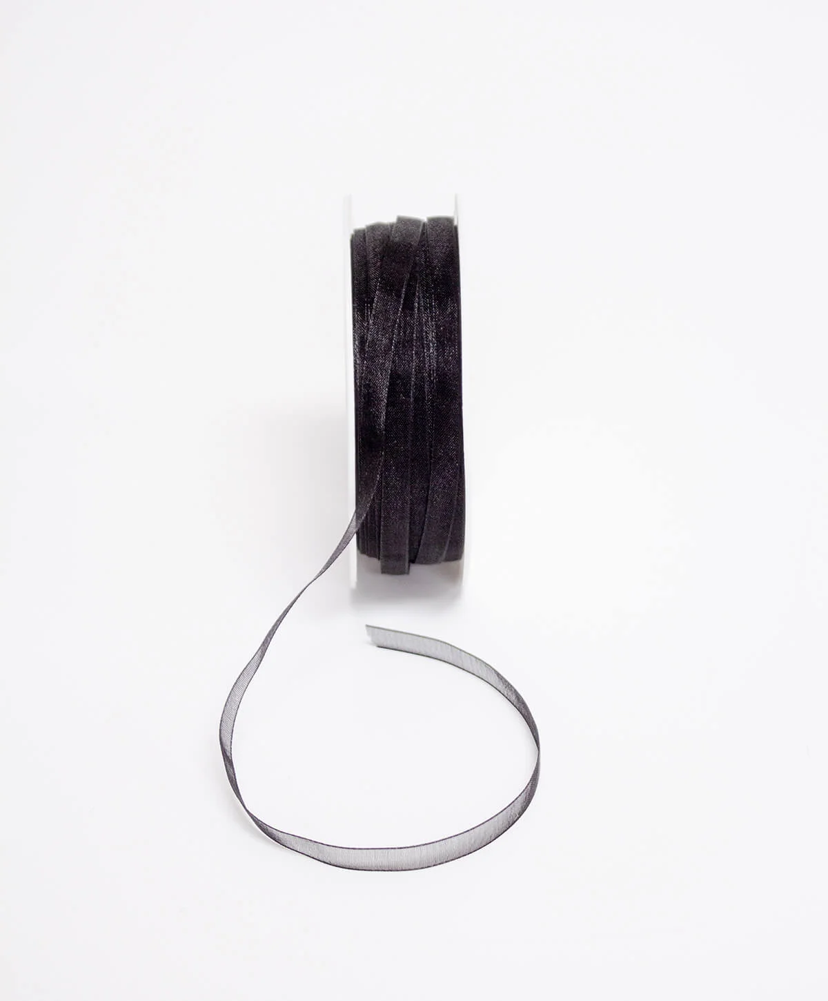 Ribbon Organza Black 7mm RB