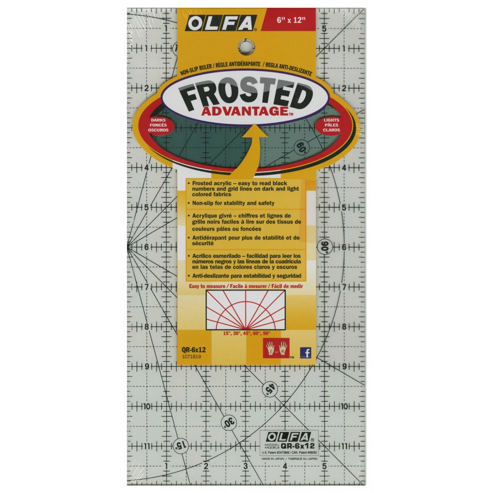 Ruler Olfa 6''x12''