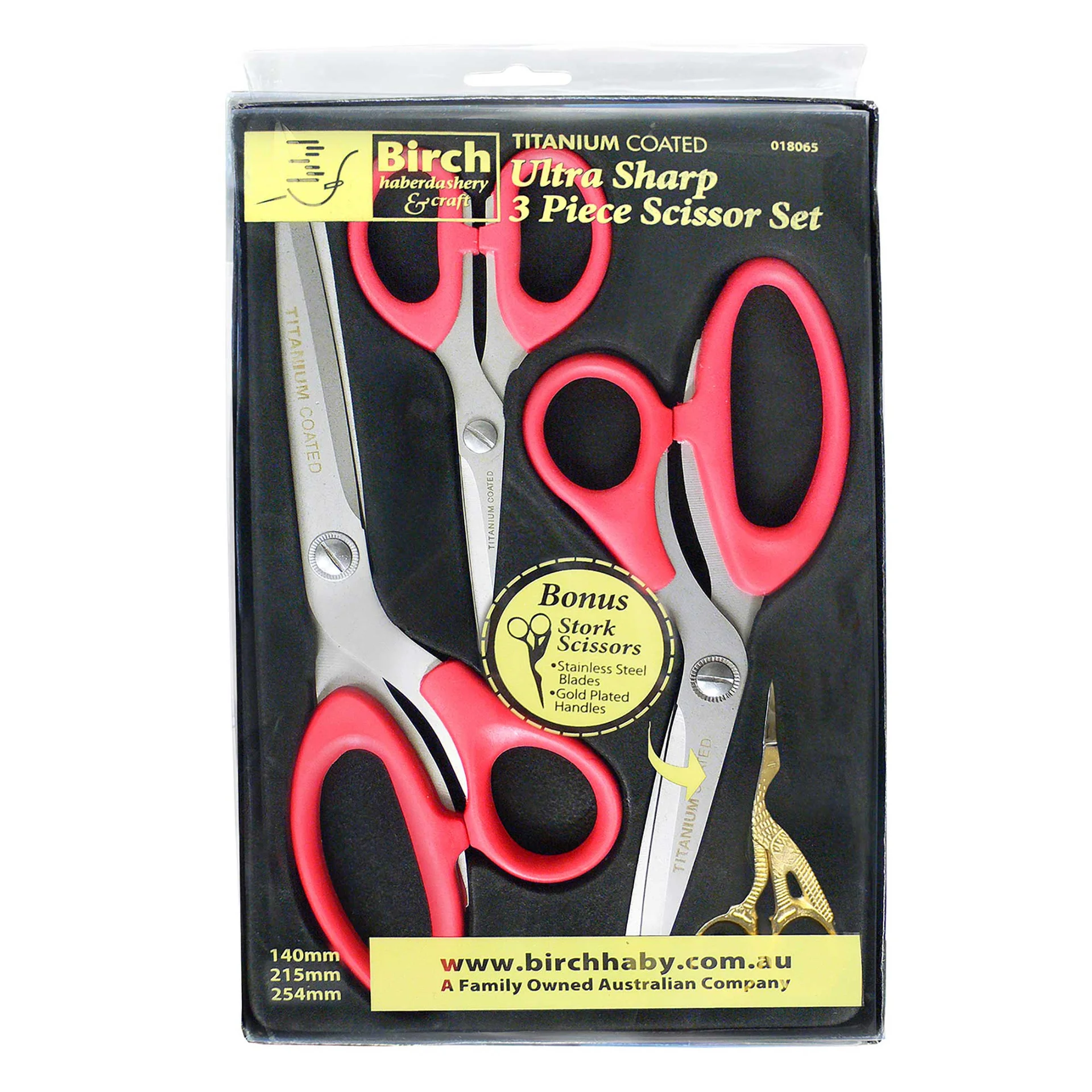 Scissor Titanium 3pk w Bonus