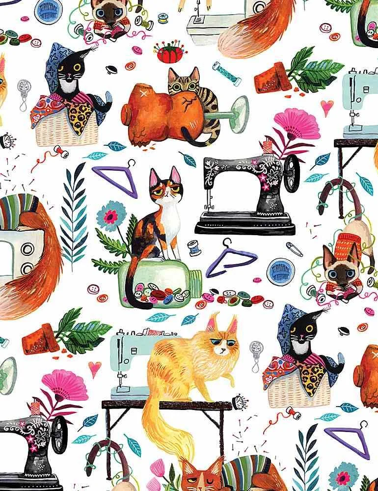 Sewing Stella Cats Sewing Machine