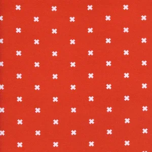 Shapes White Crosses On Orange