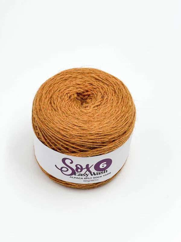Sox 6ply 1825 Mustard Melange