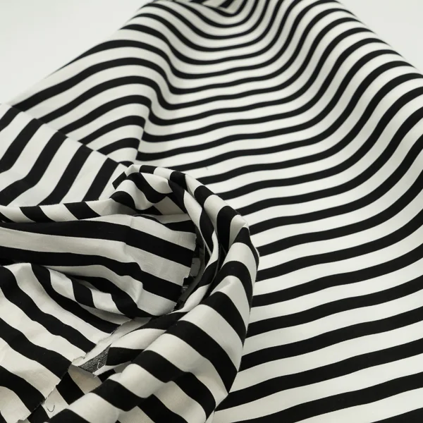 Stripe Cotton Black/white