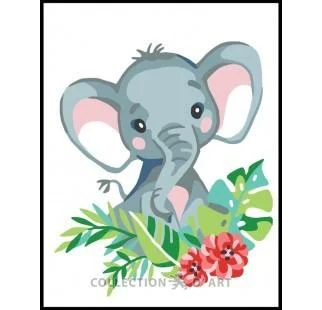 Tapestry Canvas 356 Elephant