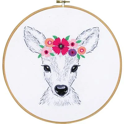 Vervaco Kit 0170263 Deer with Flowers