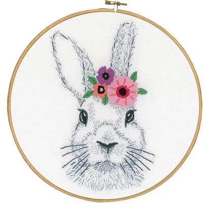 Vervaco Kit 0170650 Rabbit with Flowers