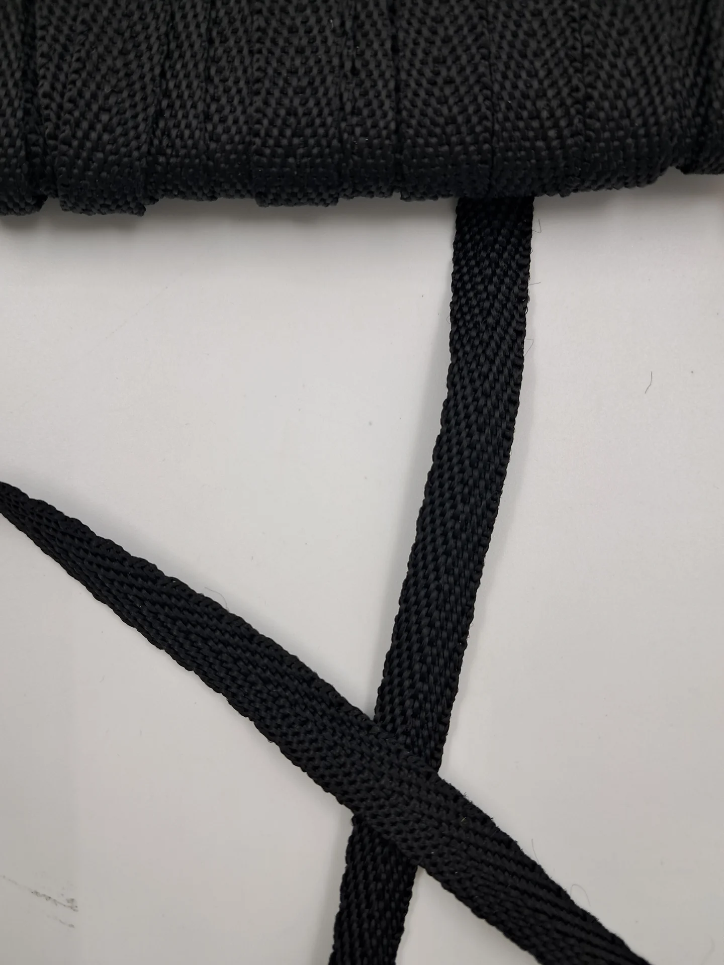 Webbing Nylon 12mm Black WE
