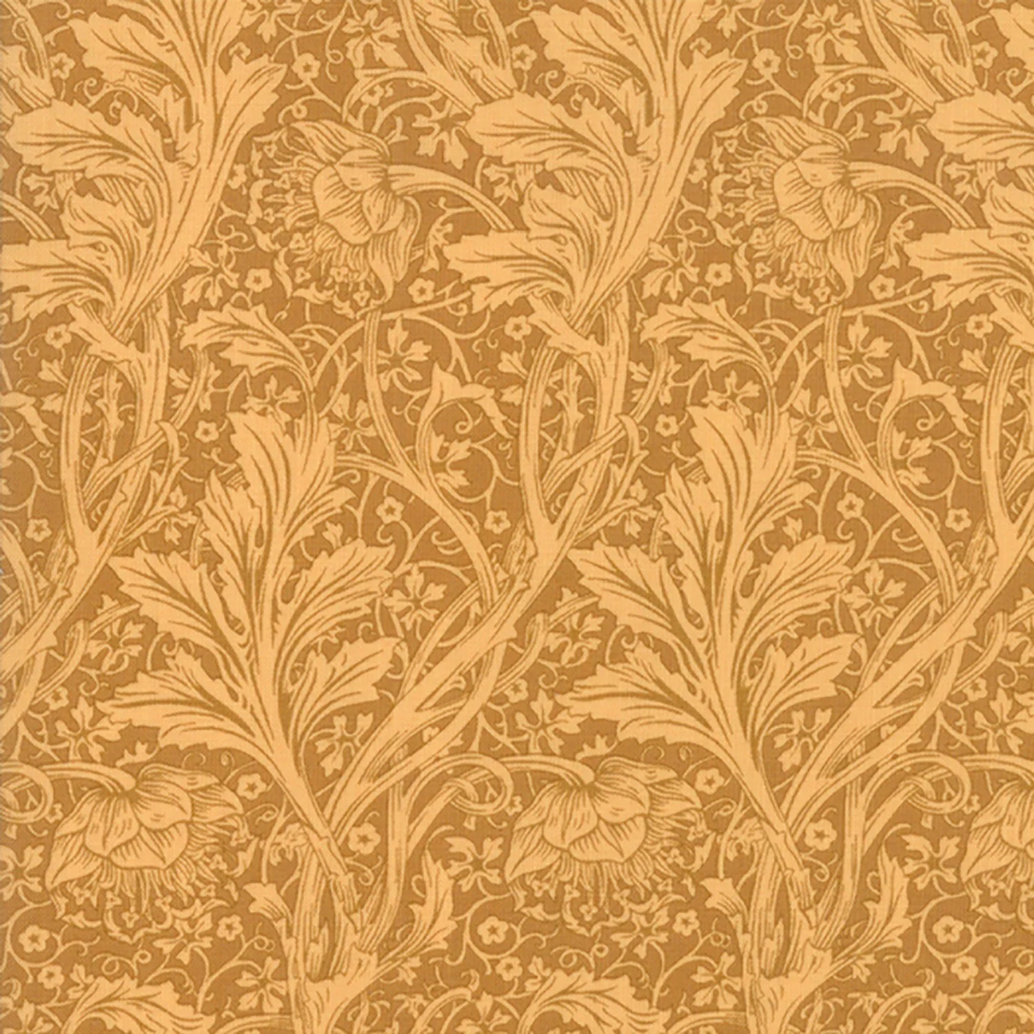 William Morris Arcadia Mustard Tone On Tone