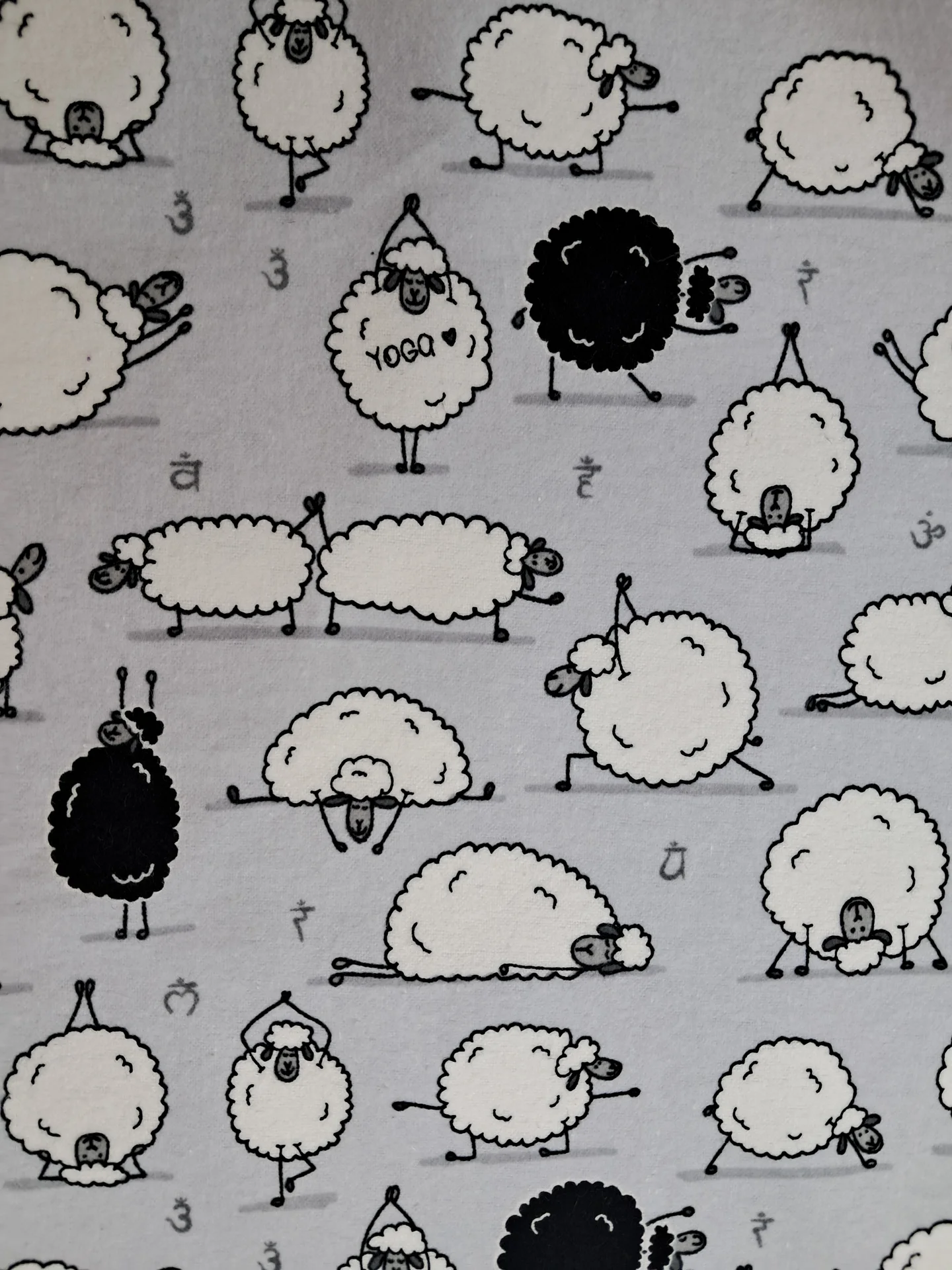 Wincyette 30520 10 Sheep Grey