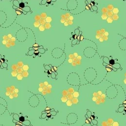 Wincyette 30520 6 Bees Green