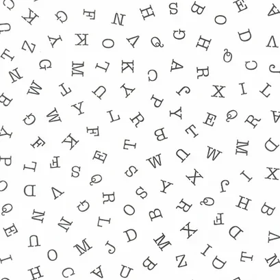 Words Hungry Animal Letters On White