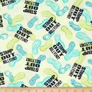 Words Stamp Out Bullying Mint