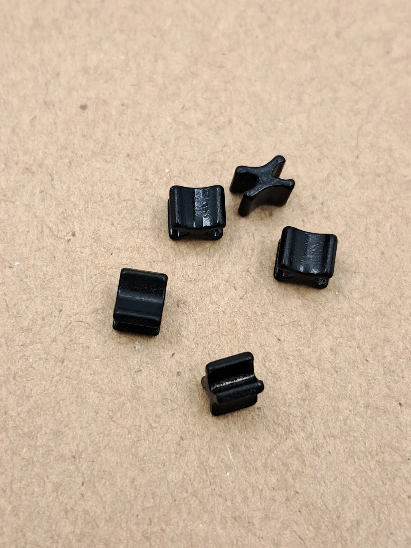 YKK Zip Bottom Stops Black